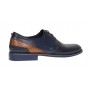 Pantofi barbati casual din piele naturala bleumarin SIR142BL